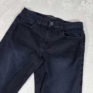 Joe's Mens Jeans Black Size 33 The Brixton Straight Narrow Faded Front Stretch